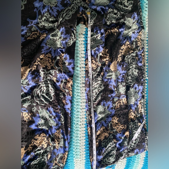 NWT Anthropologie low-rise printed pleated pant (8P) - Picture 7 of 12